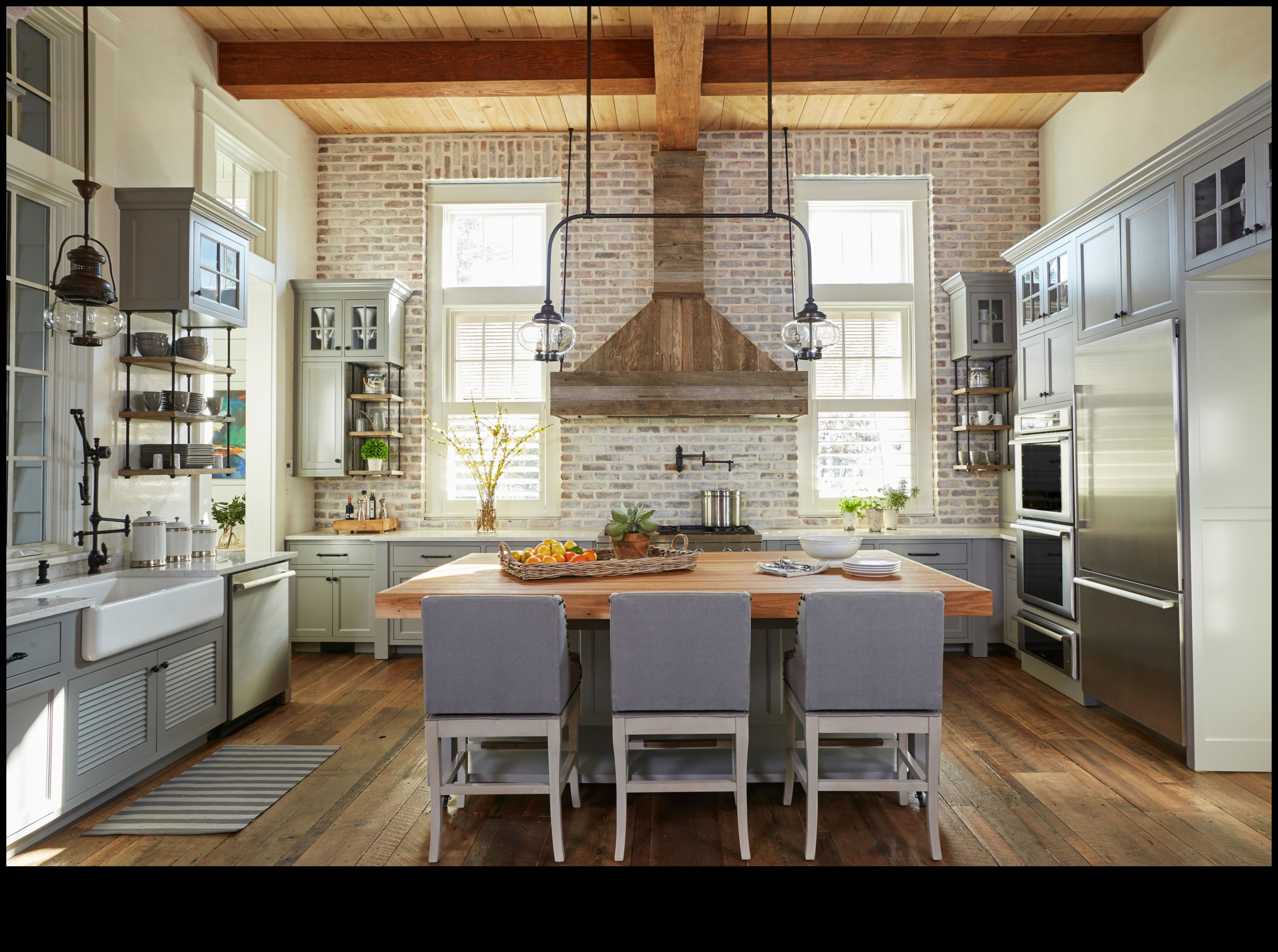 أفكار ديكور المطبخ الصناعي الأنيق