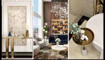 طرق أنيقة لاستخدام اللمسات الذهبية في ديكور المنزل