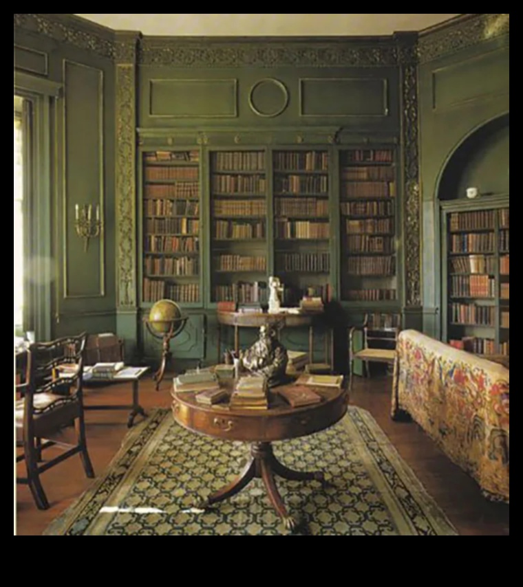 ديكور مكتب على الطراز الفيكتوري بأناقة عتيقة