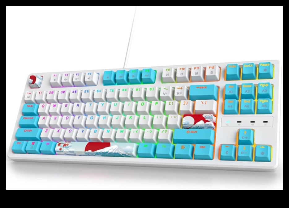 جمال الإضاءة الخلفية: أجهزة الكمبيوتر المحمولة المزودة بلوحات مفاتيح RGB الديناميكية