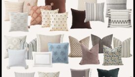 طرق مبتكرة لترتيب الوسائد