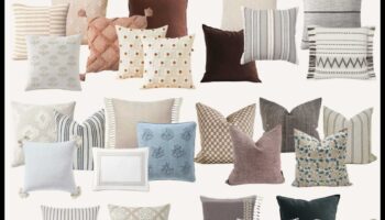 طرق مبتكرة لترتيب الوسائد