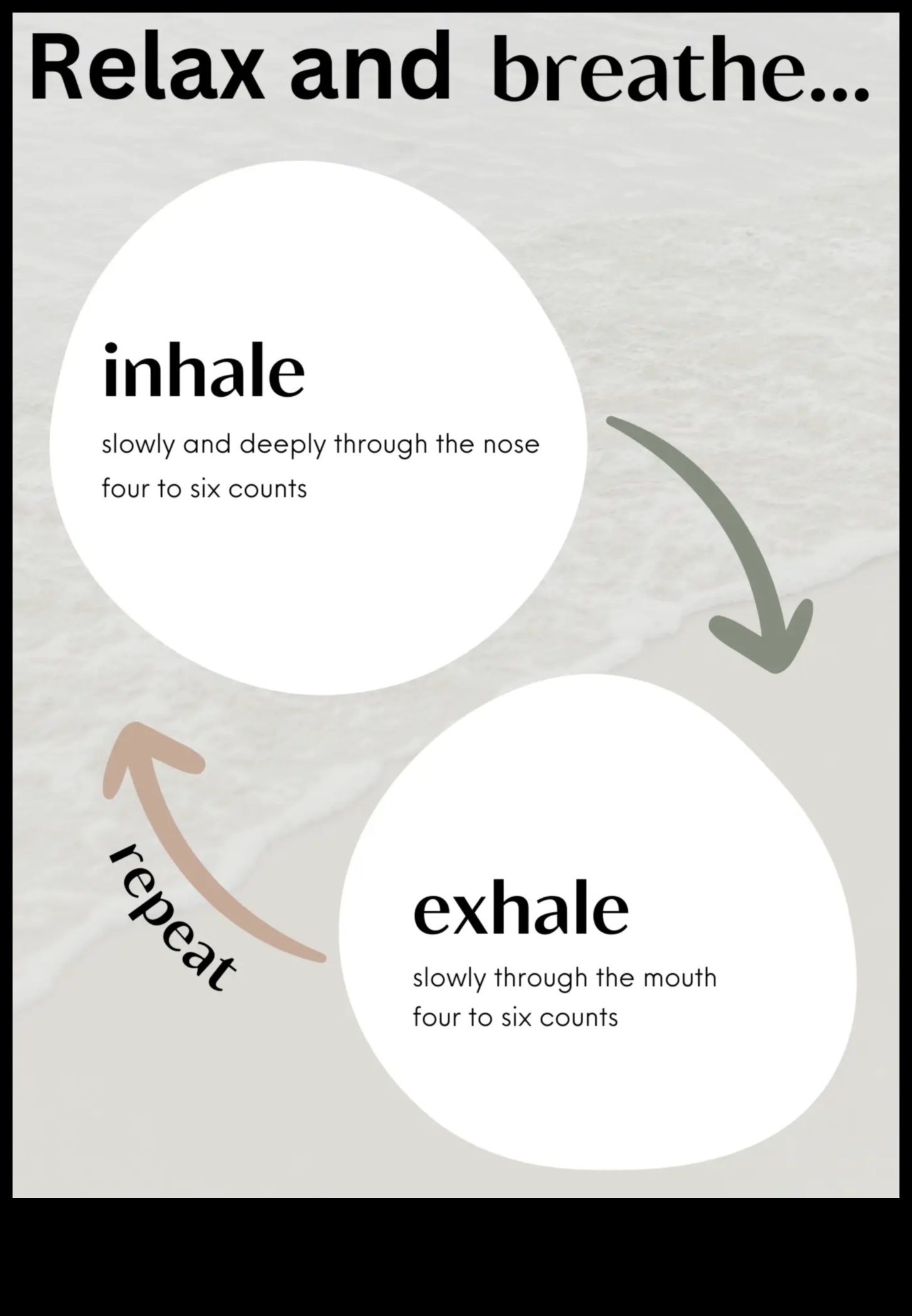 استنشق الهدوء، وتوتر الزفير: حكمة التنفس الأساسية